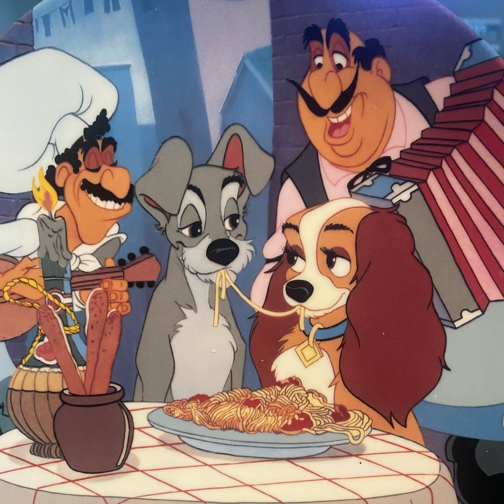 Lady and the tramp collector plate - First Date